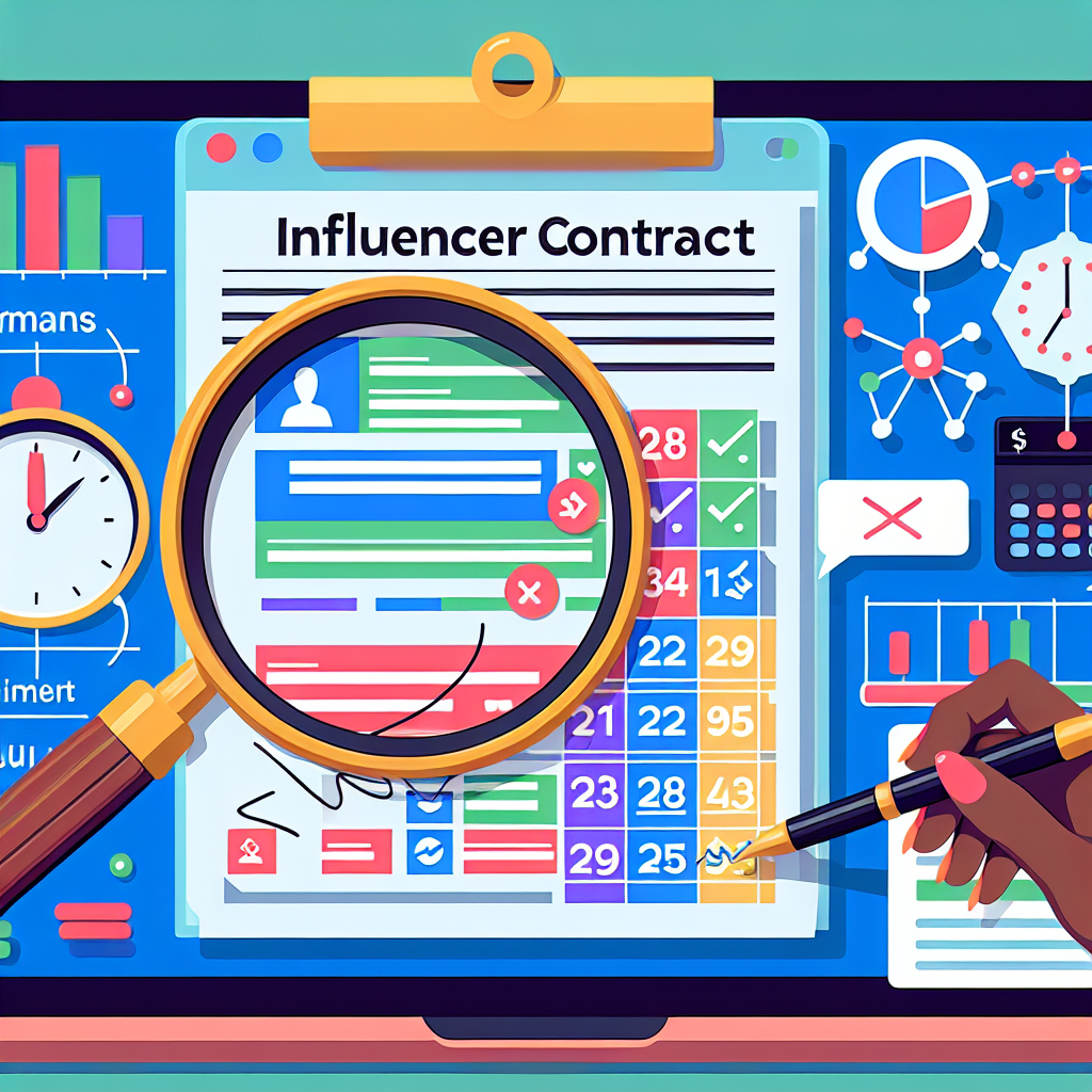 How to Track Influencer Contract Terms and Deadlines in Google Sheets